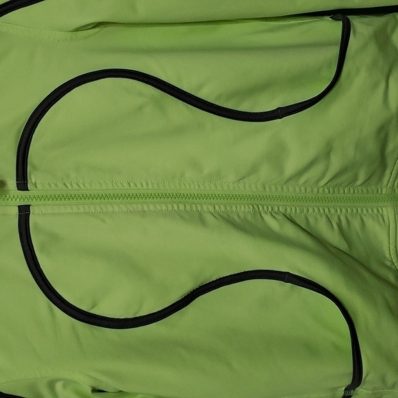 LULULEMON lime-green Neon Jacket, Size 4 - Picture 9 of 13